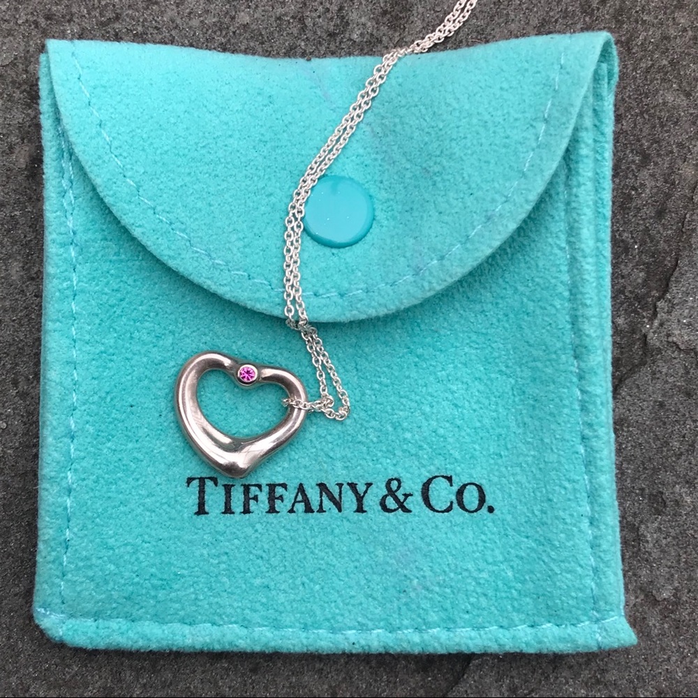 Tiffany & Co. Elsa Peretti Open Heart Pendant - Picture 3 of 7
